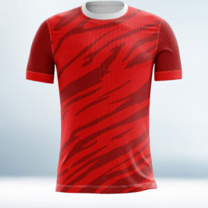 Cusotm Red Soccer Jersey