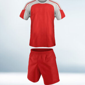 Custom Red and Grey Football Jersey
