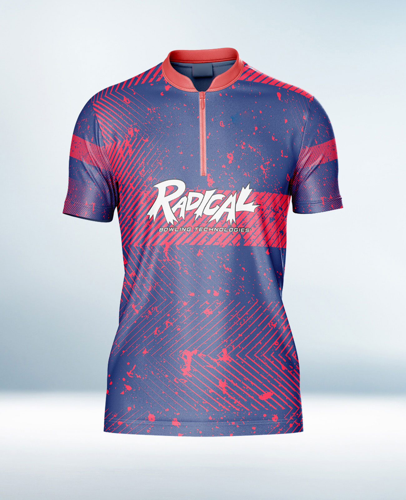 Custom Purple and Pinkish Bowling Jersey