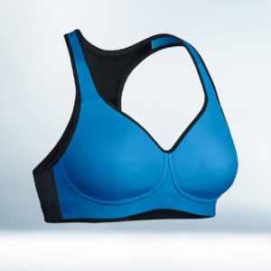 Custom Ocean Blue Sports Bra