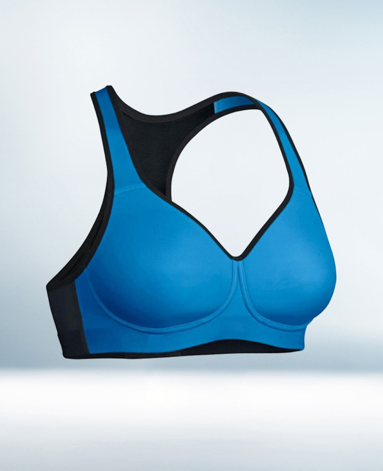 Custom Ocean Blue Sports Bra