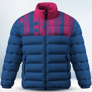 Custom Blue and Pink Jacket