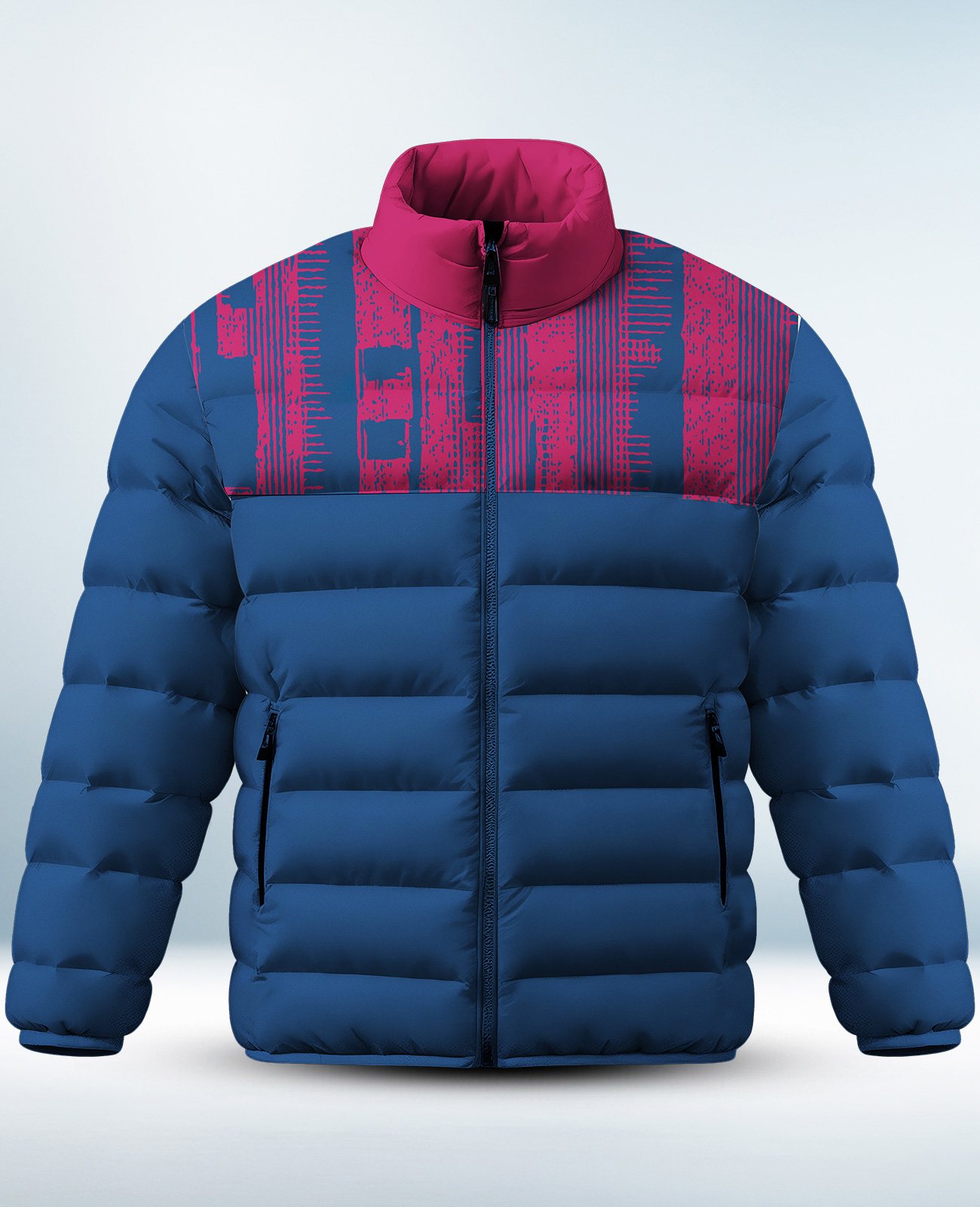 Custom Blue and Pink Jacket