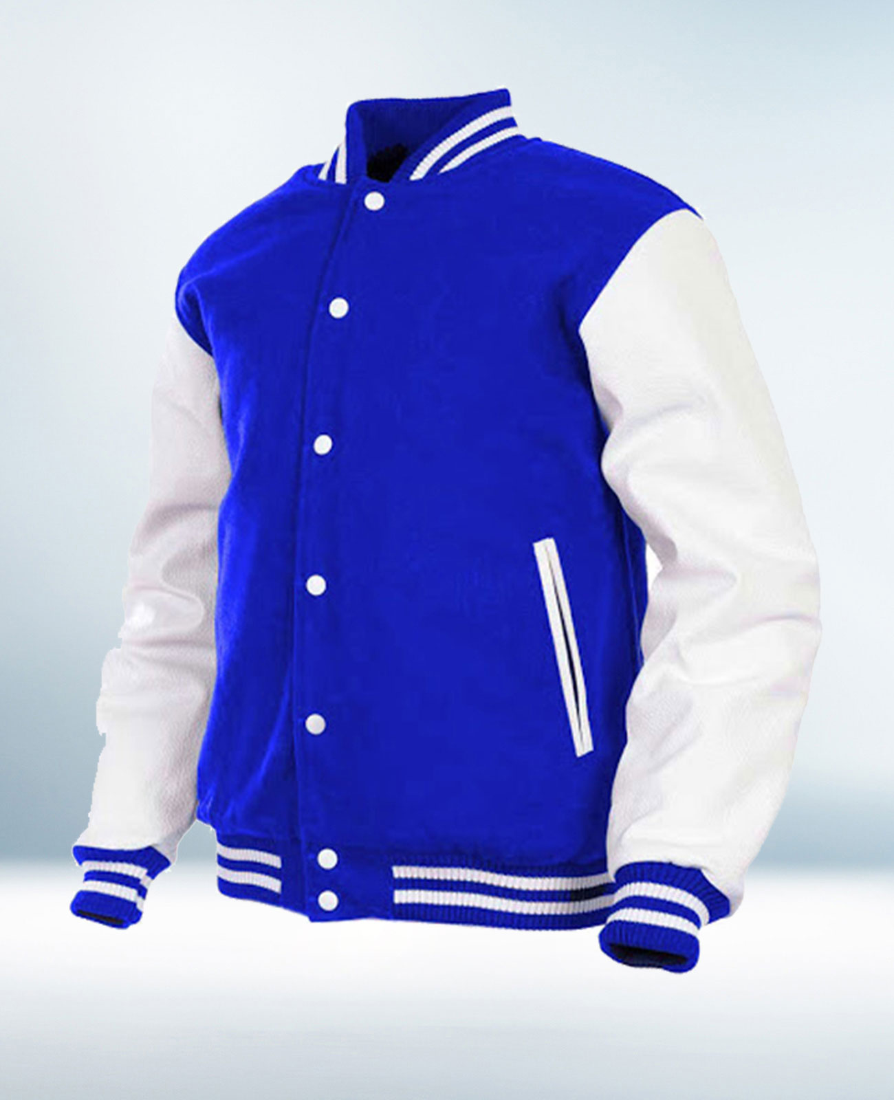 Custom Blue Varsity Jacket