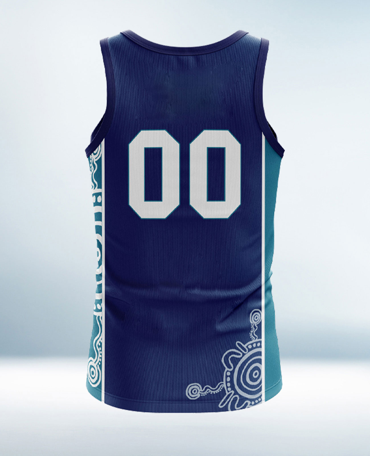 Custom Blue and Sky Basketball Jersey