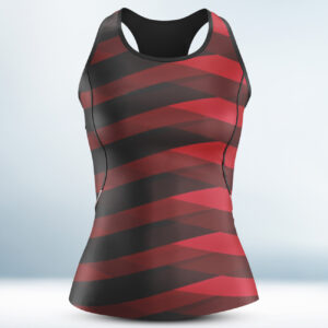 Cusotm Red and Black Tanktop
