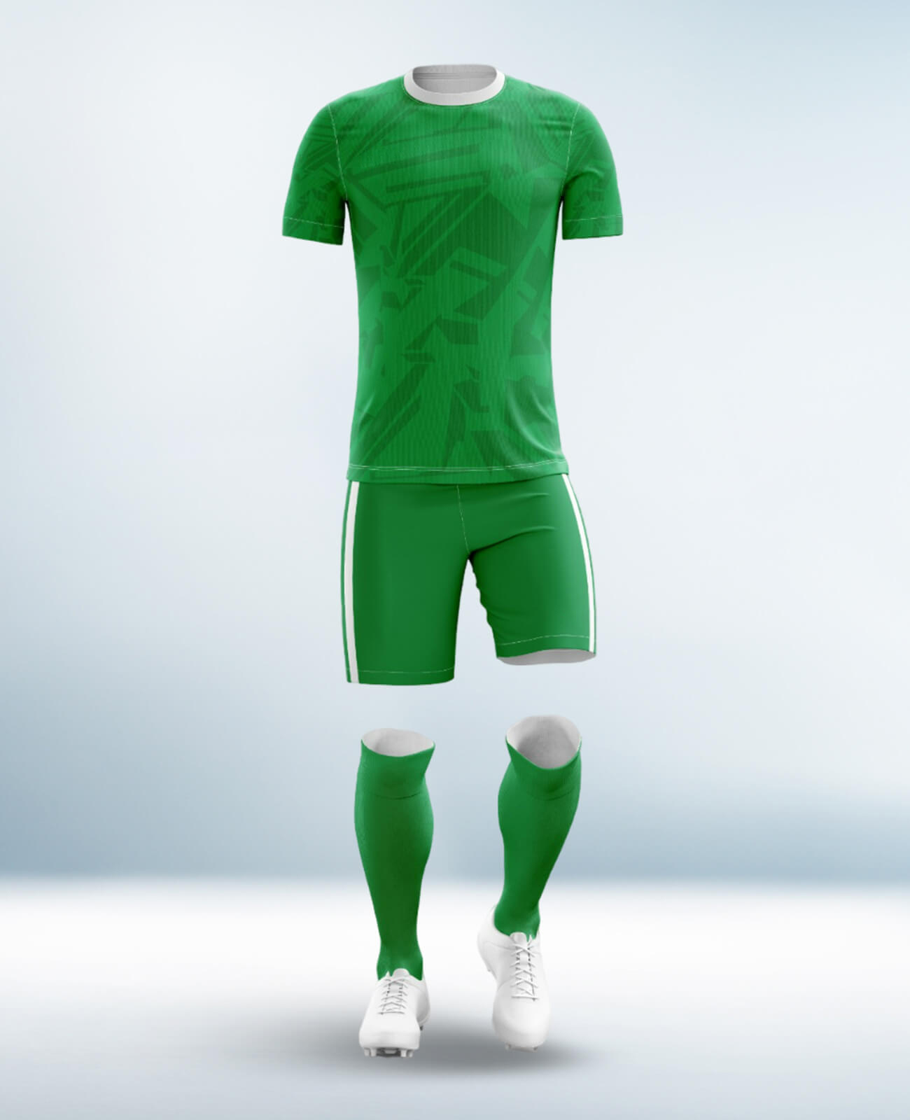 Cusotm Green Soccor Uniform