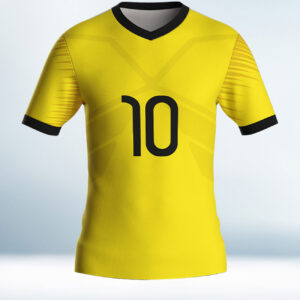 Cusotm Yellow Soccer Jersey