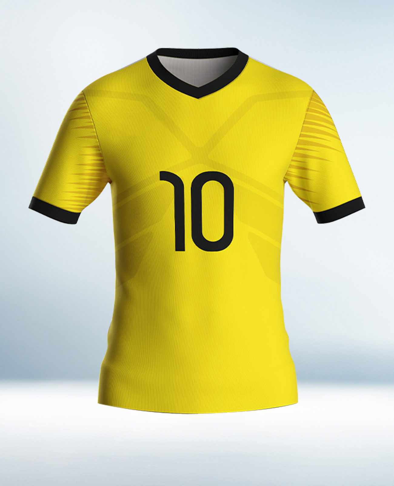 Cusotm Yellow Soccer Jersey