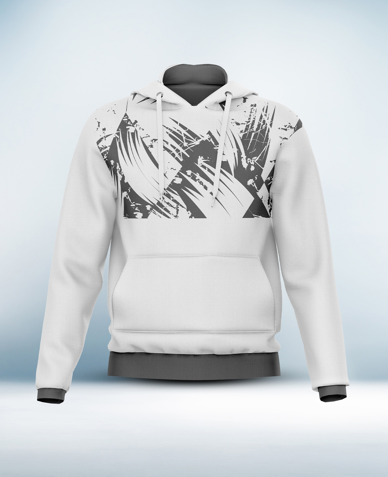 Custom White Hoodie
