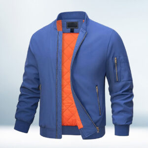 Custom  Blue Bomber Jacket