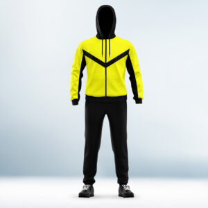 Cusotm Black and Yellow Tracksuit