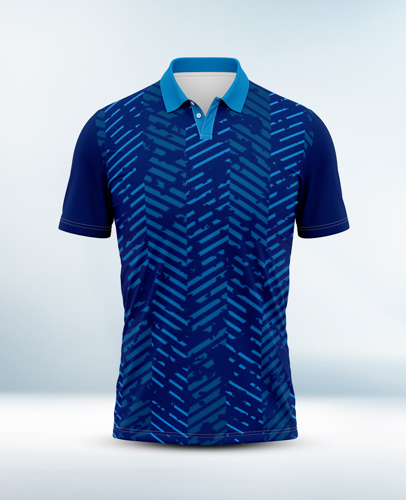 Custom Blue Polo Shirt
