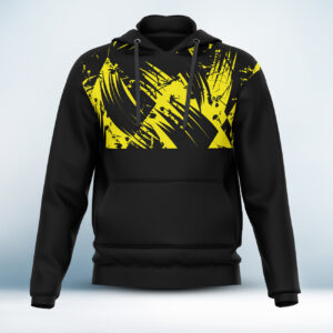 Custom Black and Yellow Hoodie