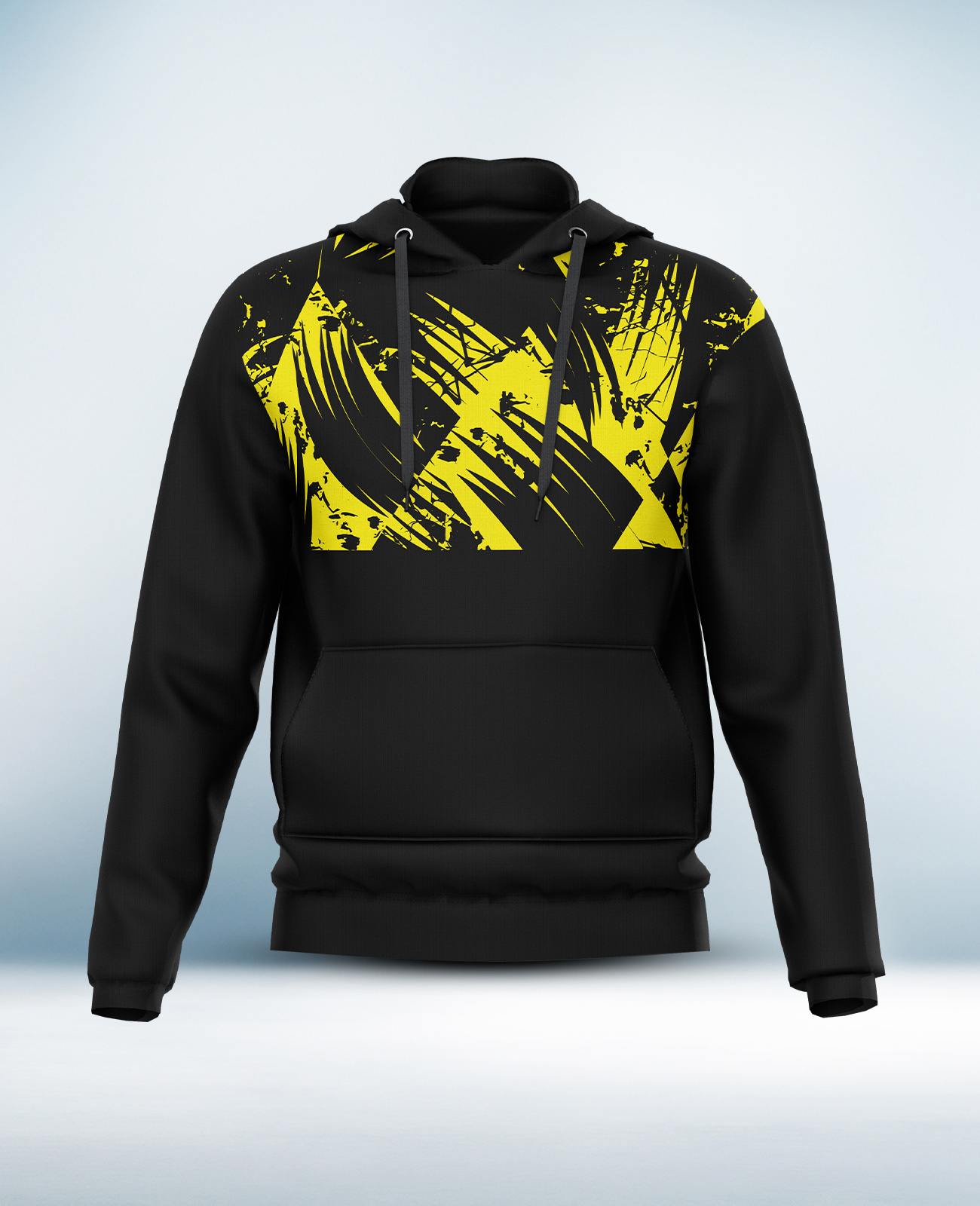 Custom Black and Yellow Hoodie