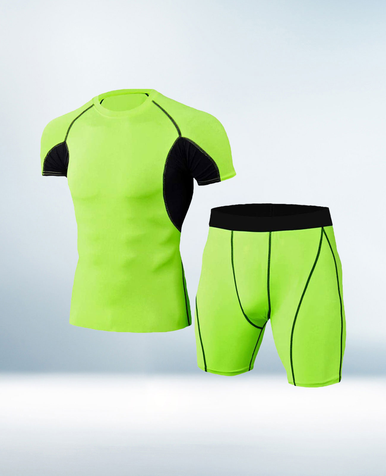 Custom Neon Yellow Rash Guard