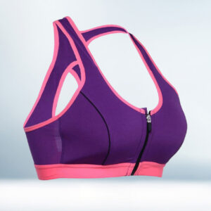 Custom Purple and Pink Sports Bra