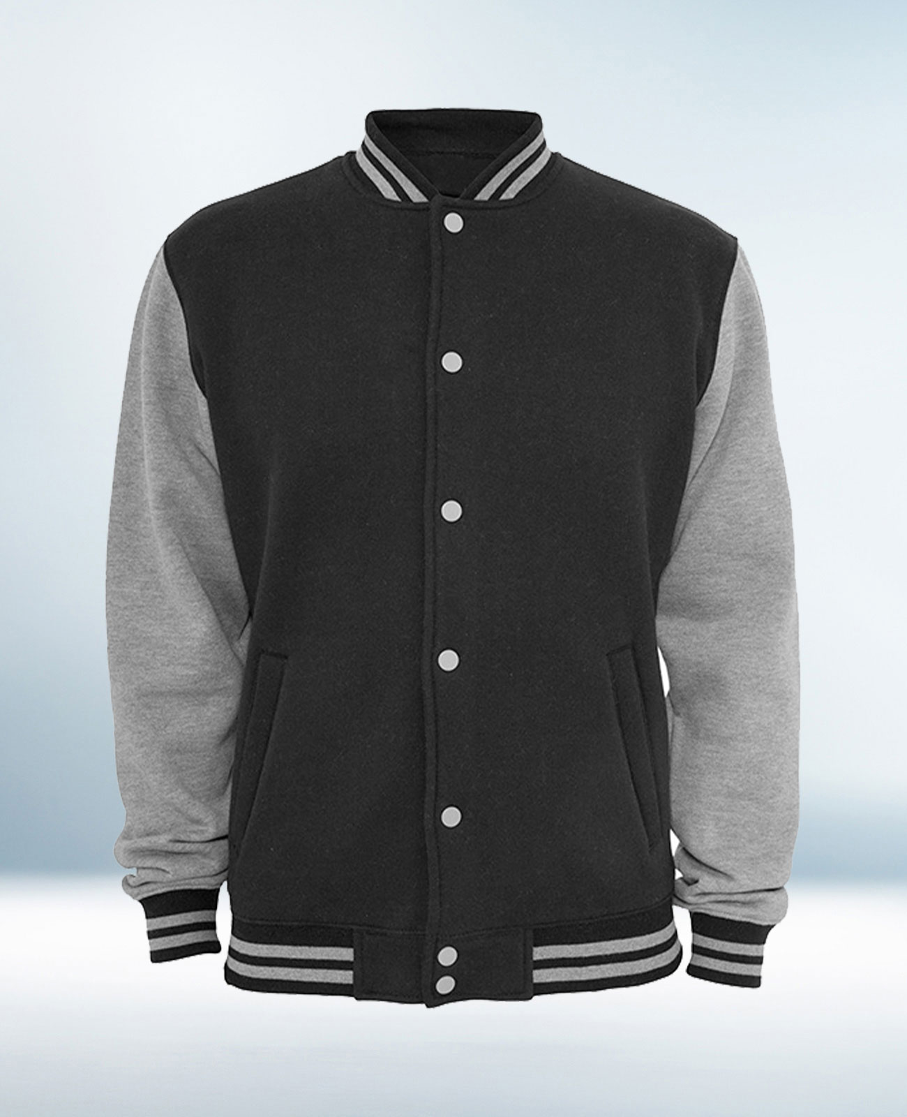 Custom Dark Grey Varsity Jacket