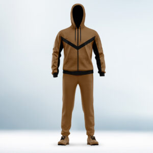 Cusotm Black and Brown Tracksuit