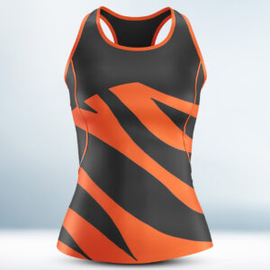 Cusotm Oraneg and Black Tanktop