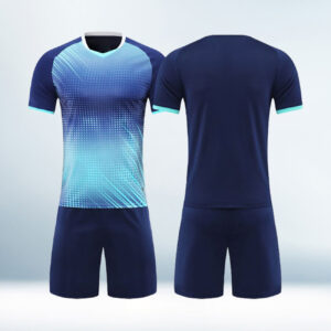 Custom Sky Blue Football Uniform