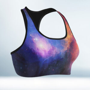 Custom Galaxy Design Sports Bra