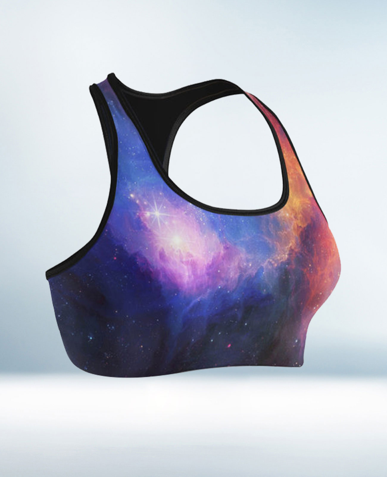Custom Galaxy Design Sports Bra