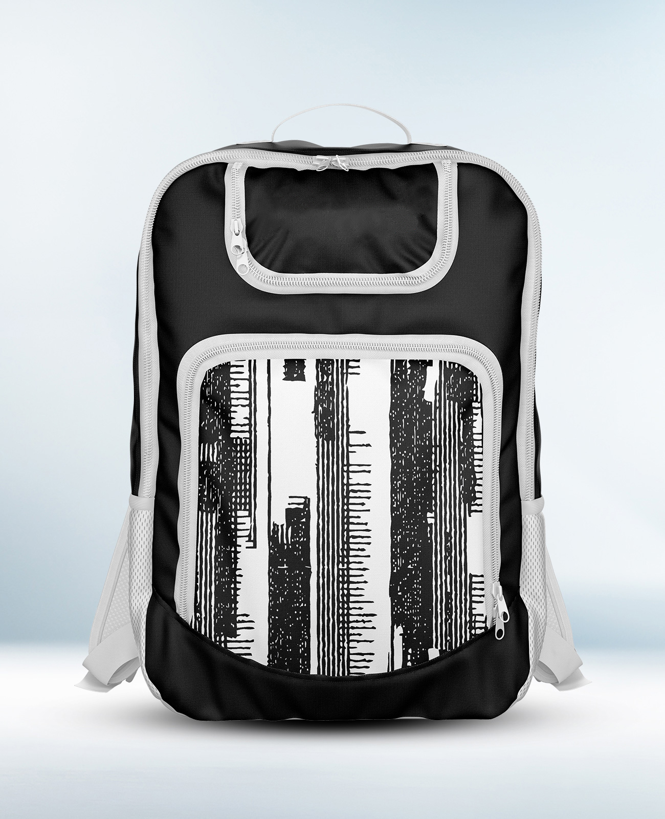 Custom Balck and White Backpack