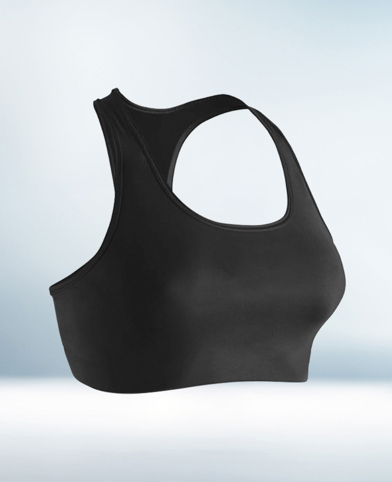 Custom Black Sports Bra