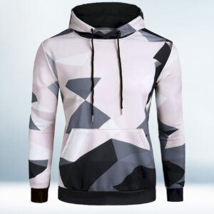 Custom Black and White Hoodie