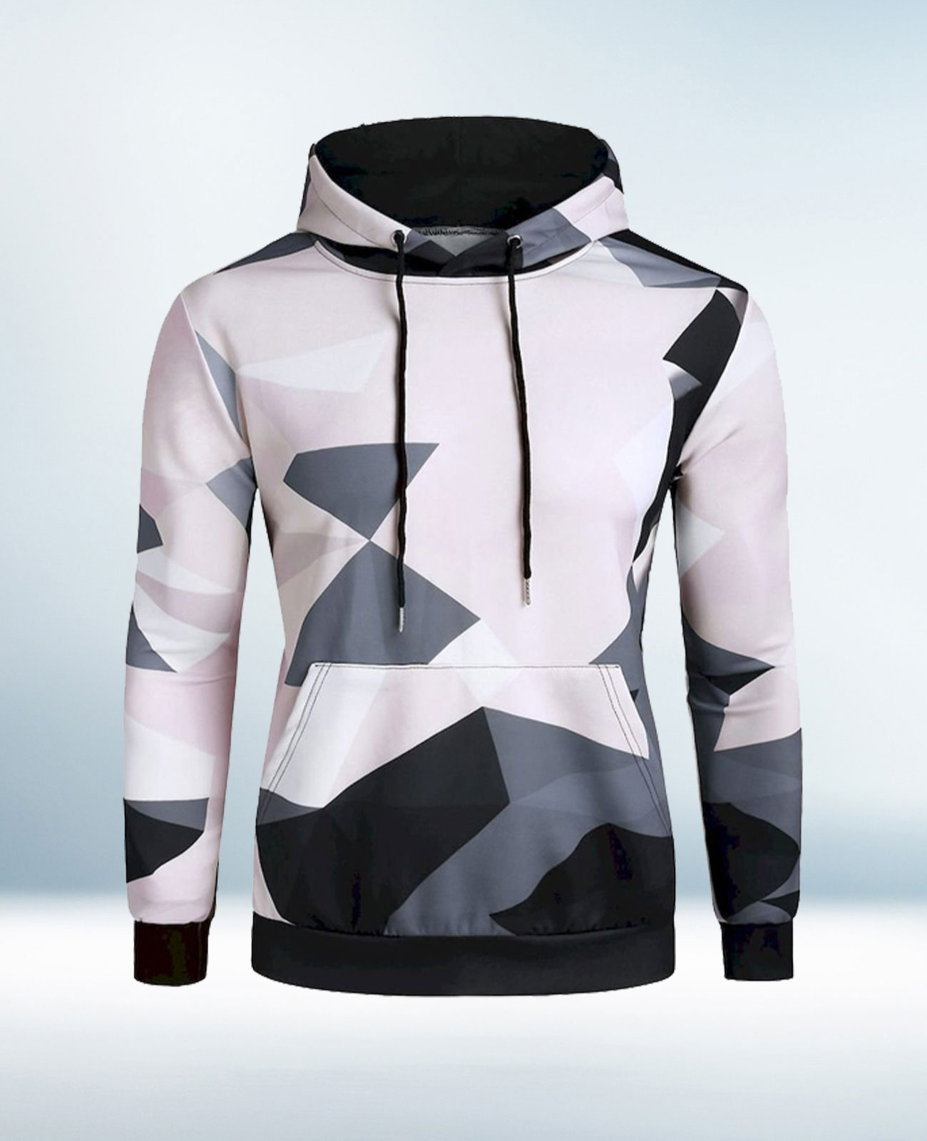 Custom Black and White Hoodie