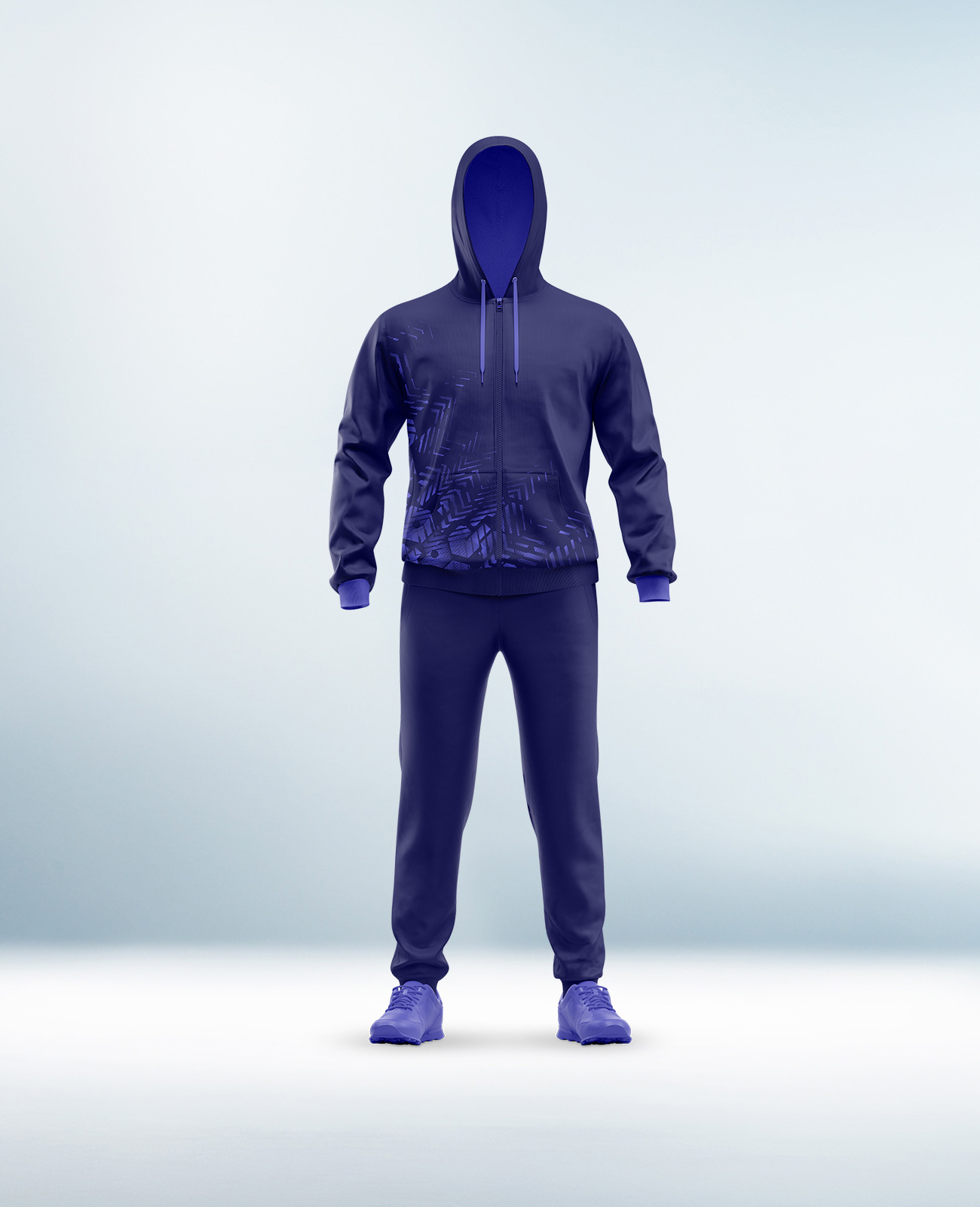 Cusotm Purple Tracksuit