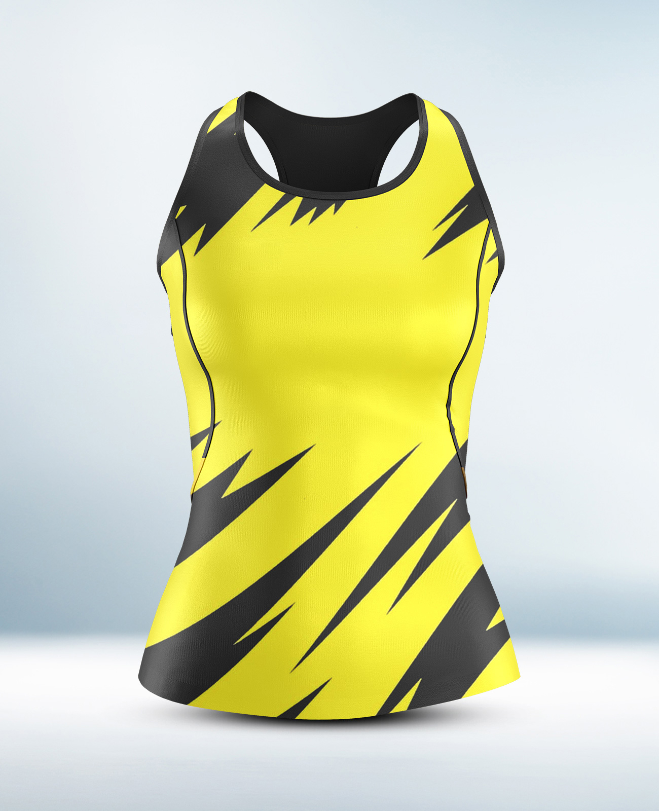 Cusotm Yellow and Black Tanktop