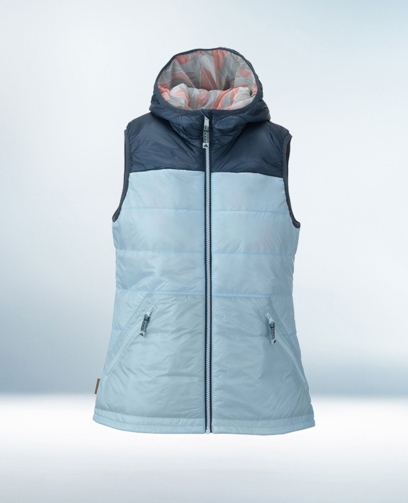 Custom Blue and Sky Blue Sleevless Jacket