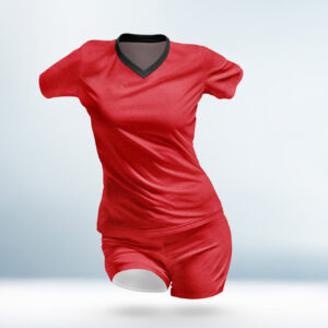 Cusotm Red Soccor Uniform