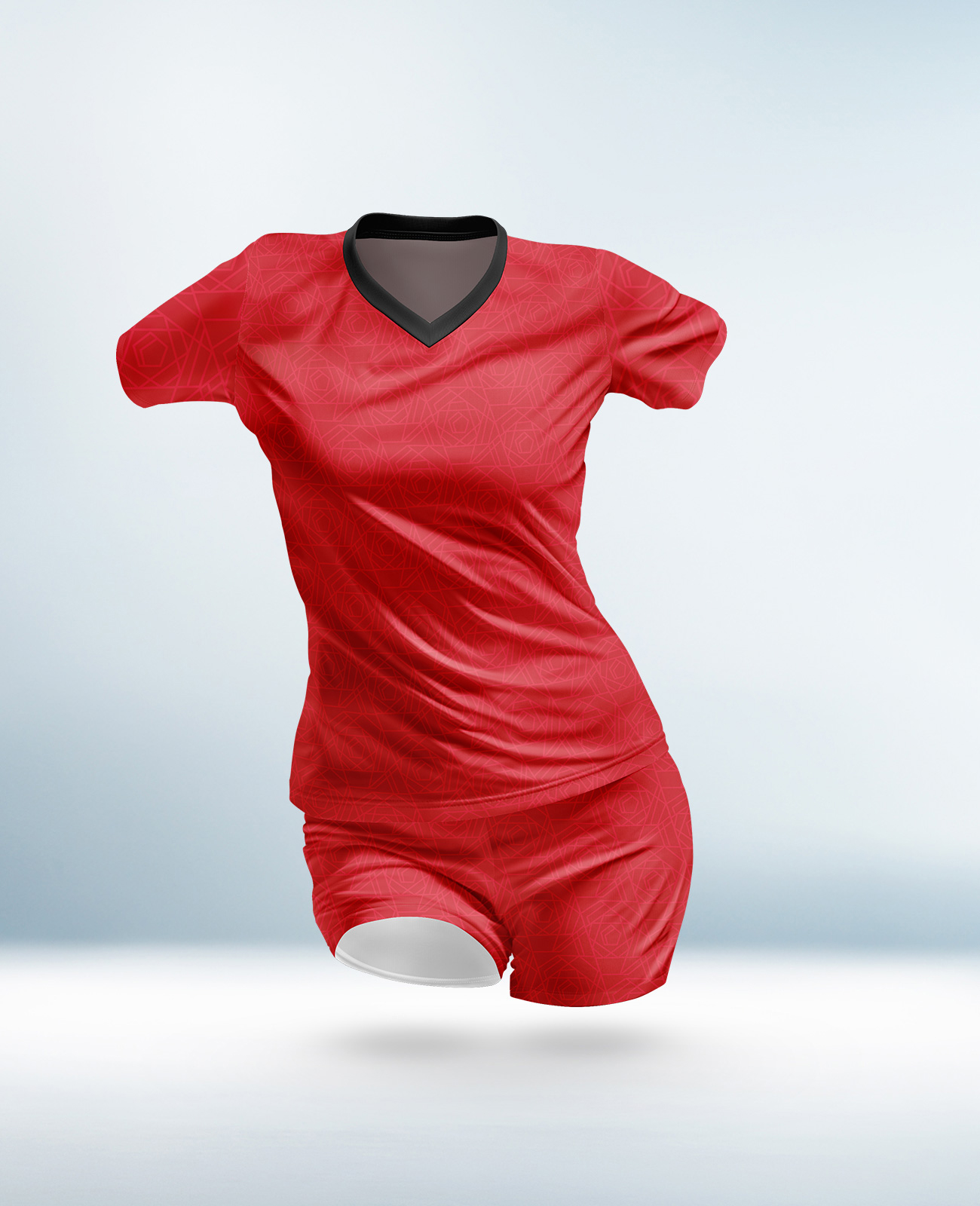 Cusotm Red Soccor Uniform
