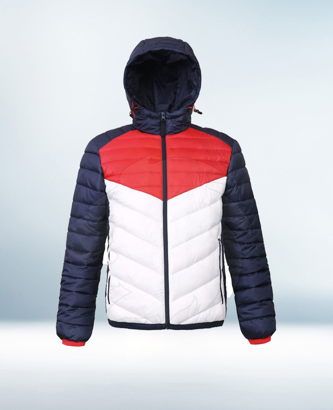 Custom Red, White and Navy Blue Jacket