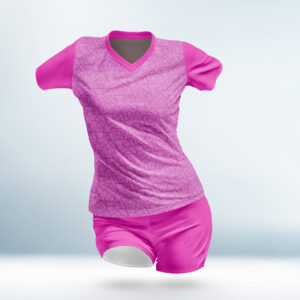 Cusotm Dark Pink Soccor Uniform