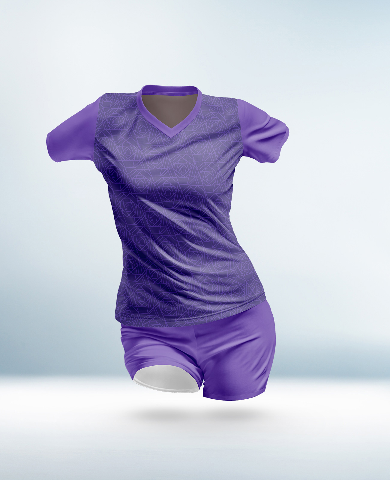 Cusotm Purple Soccor Uniform